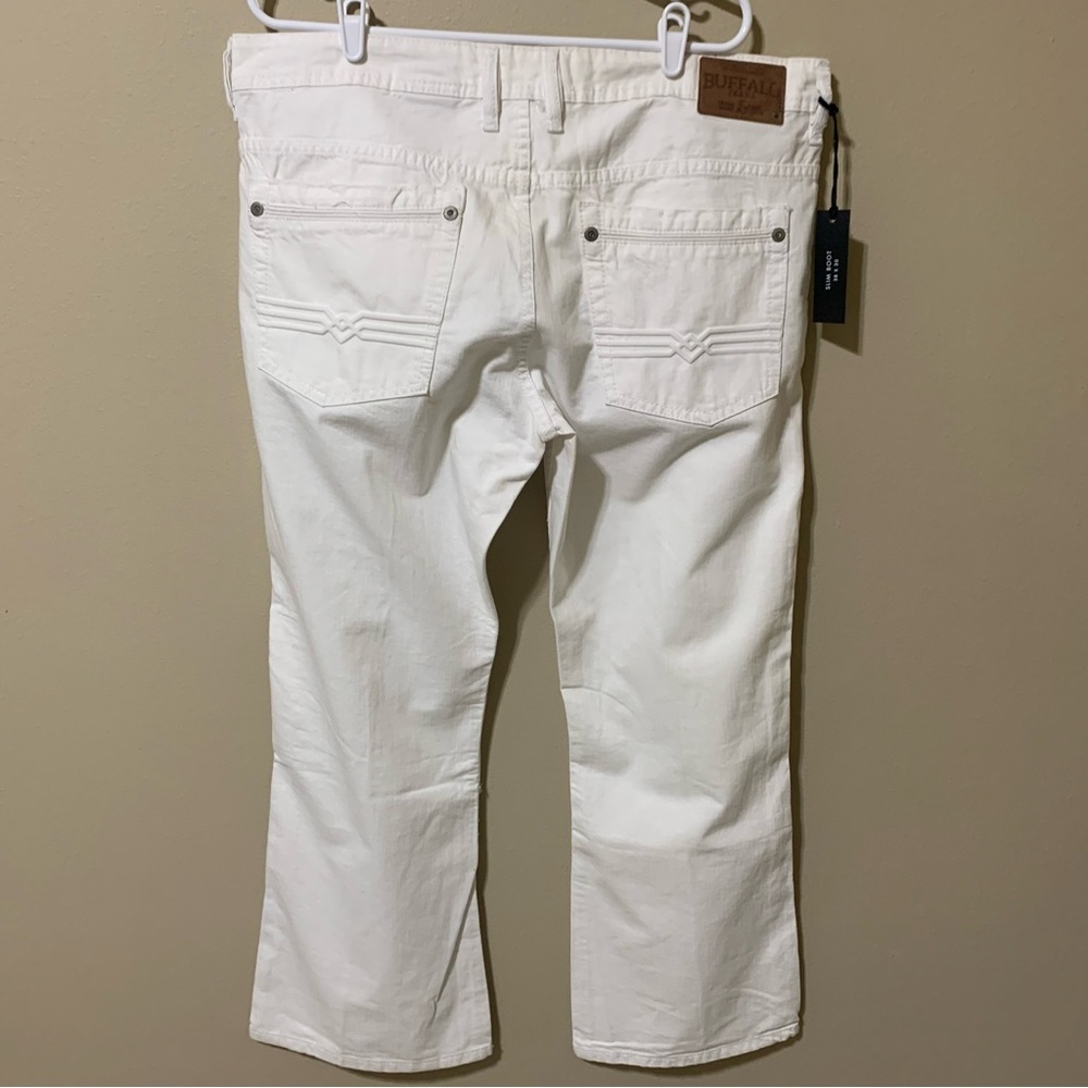 Buffalo Jeans White 38X30 Slim Boot NWT Retro - Picture 3 of 9